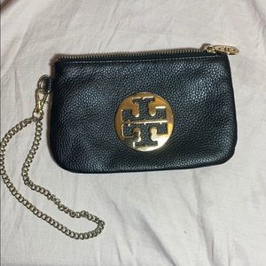 Black Tory Burch Wristlet